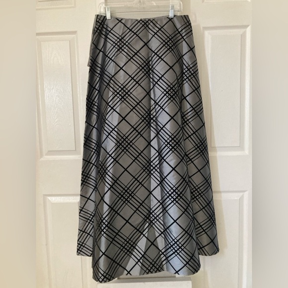 VINTAGE VICTOR COSTA MAXI SKIRT size 12 - Picture 8 of 12